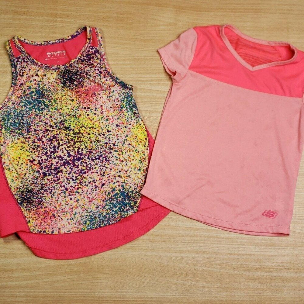 Sketchers Active Girls Athletic Top Bundle 5 6